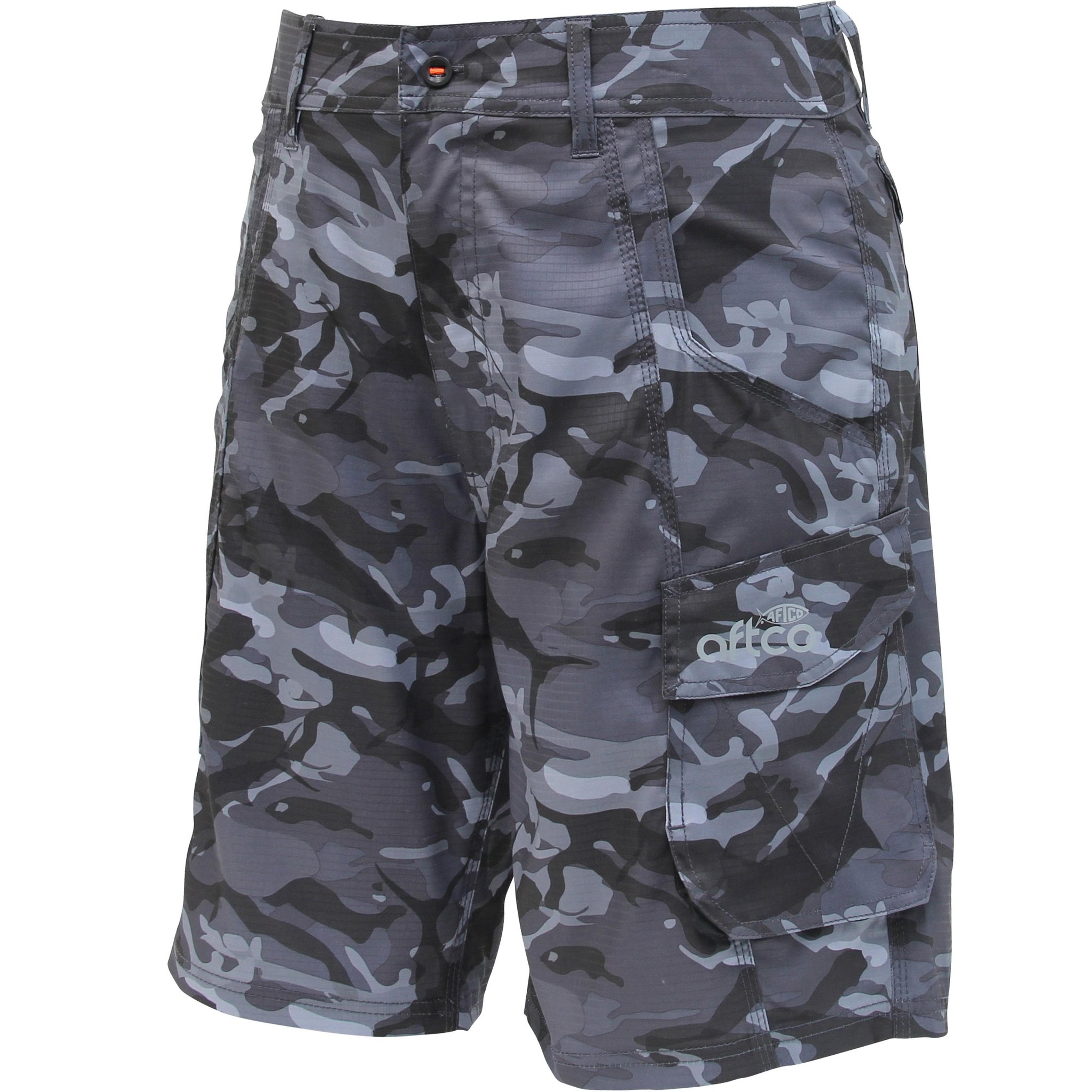 Tactical Camo Fishing Shorts: Fishermans Ideal Supply House