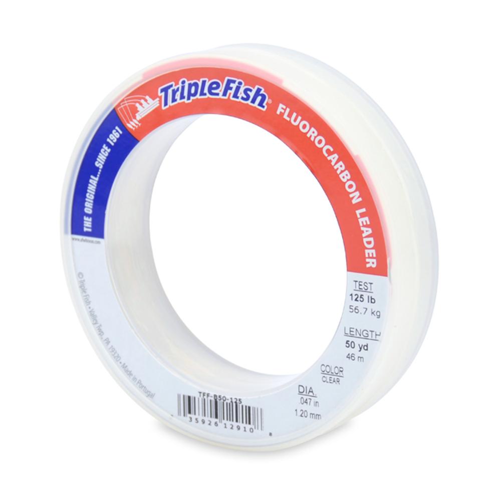 100% Fluorocarbon Leader, 15 lb (6.8 kg) test, .016 in (0.40 mm) dia,  Clear, 50 yd (46 m): Fishermans Ideal Supply House